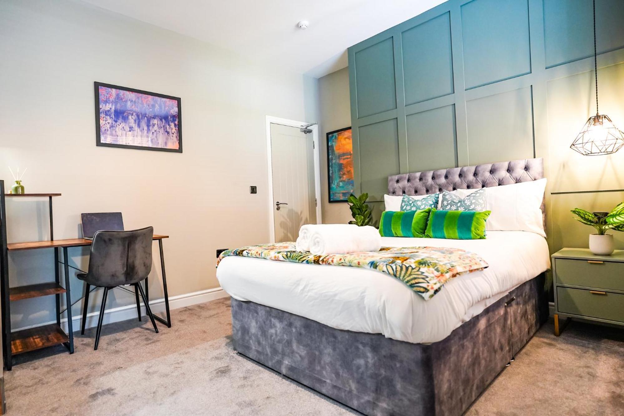 The Centre - - Contractor Friendly - Free Wifi - Smart Tv - Desk Space - Well Designed - Ideal For Long Work Appartement